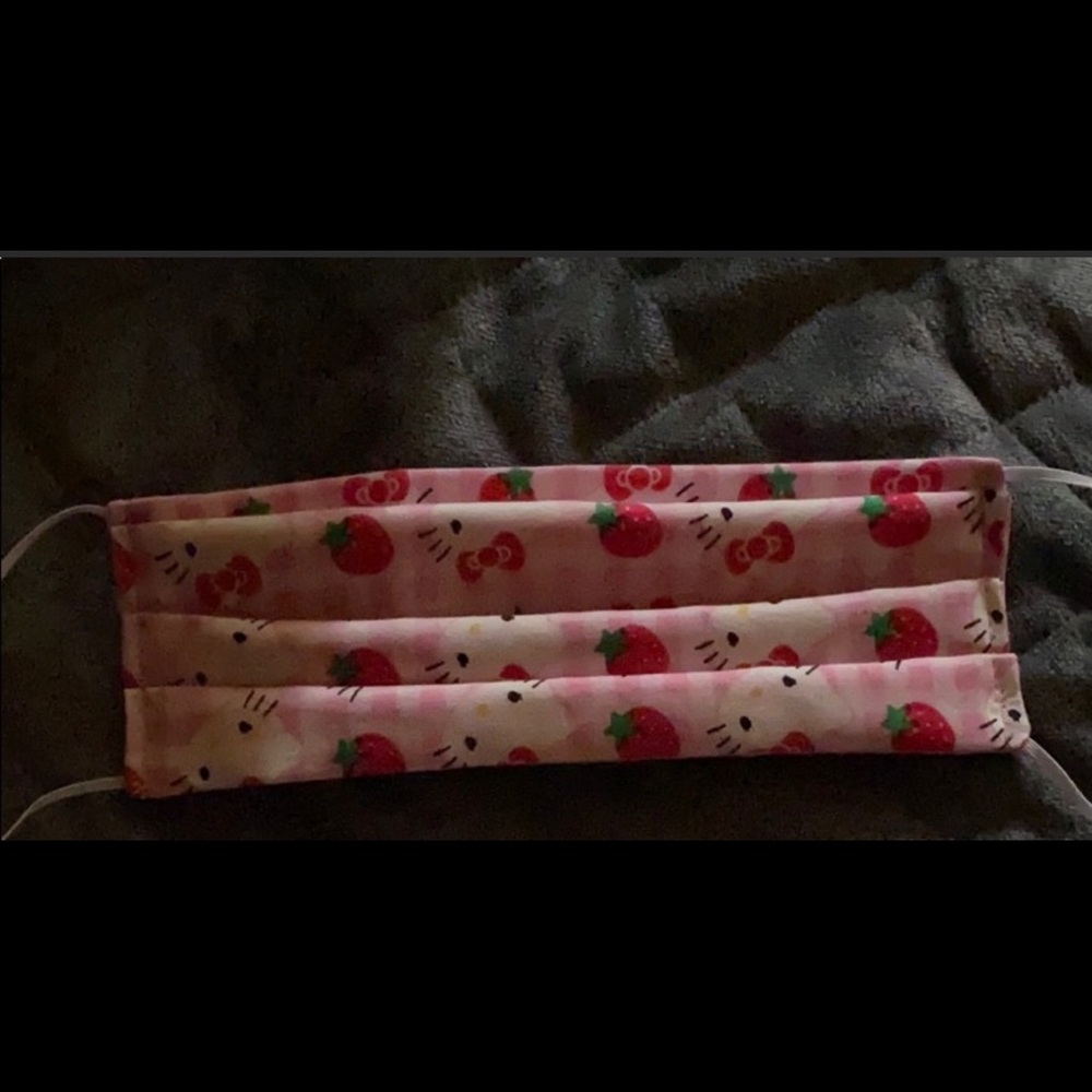 Adult Hello Kitty hand made face mask